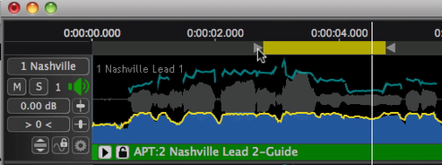 Playback Range set